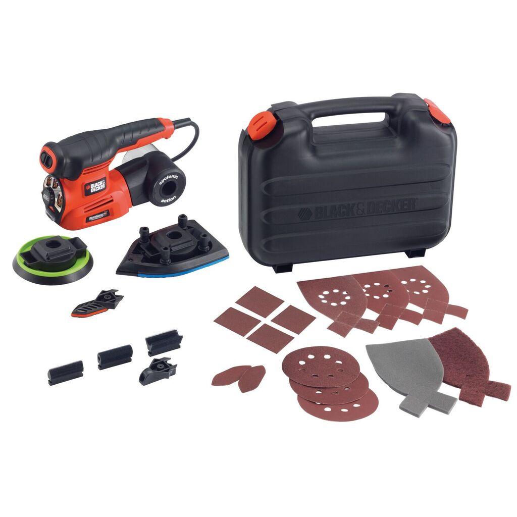 Black & Decker Vibracijska brusilica KA280K, 4u1, 220W