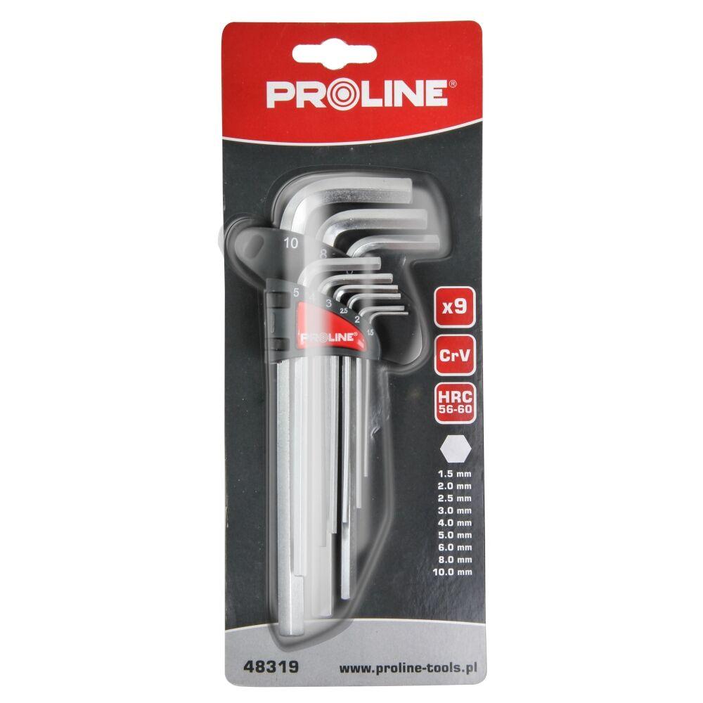 Proline Set produženih imbus ključeva 48319, 1.5-10mm, 9 komada