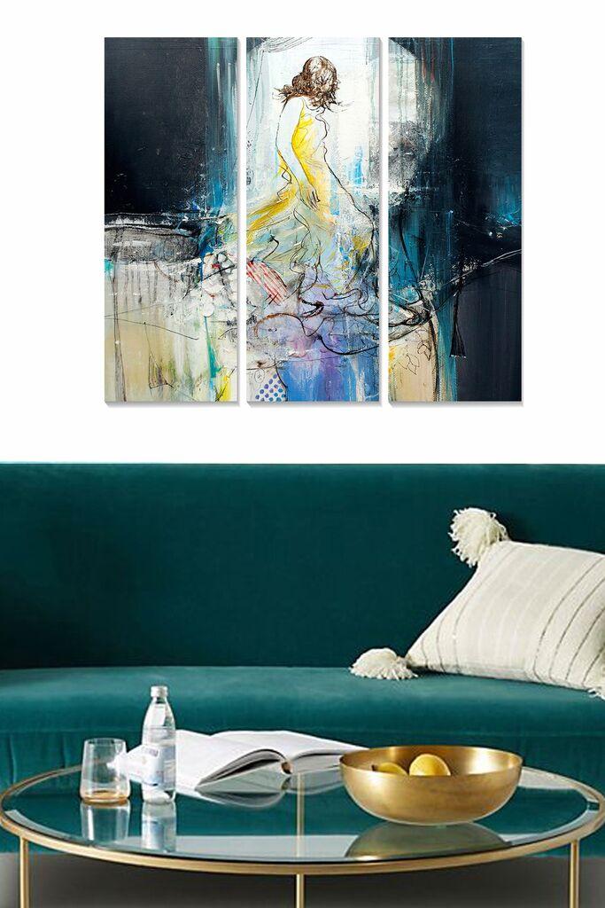 Set slika Wallity MDF1303632385, 3 dijela