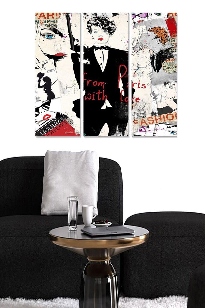 Set slika Wallity MDF9791419, 3 dijela