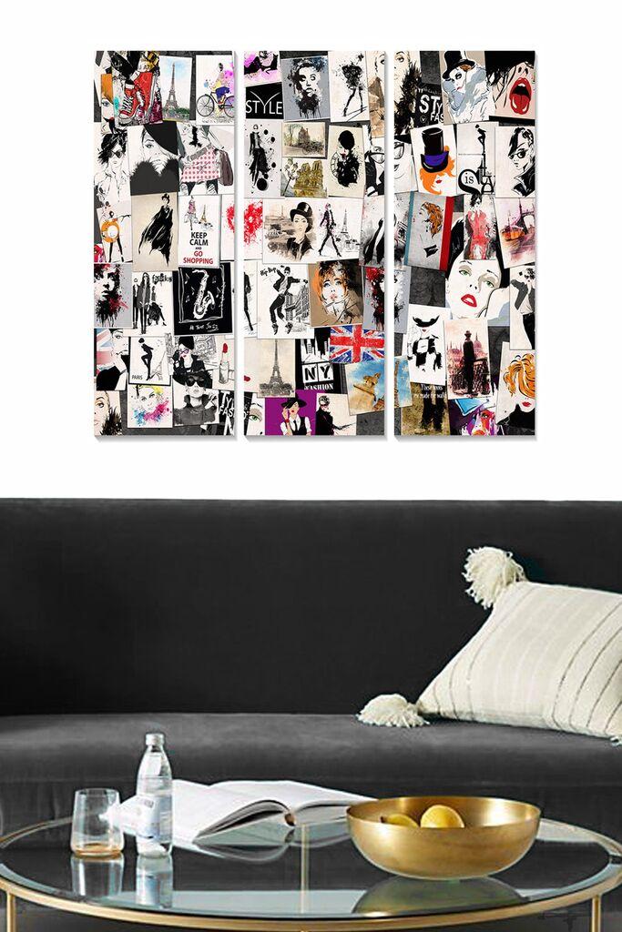 Set slika Wallity MDF406988122, 3 dijela