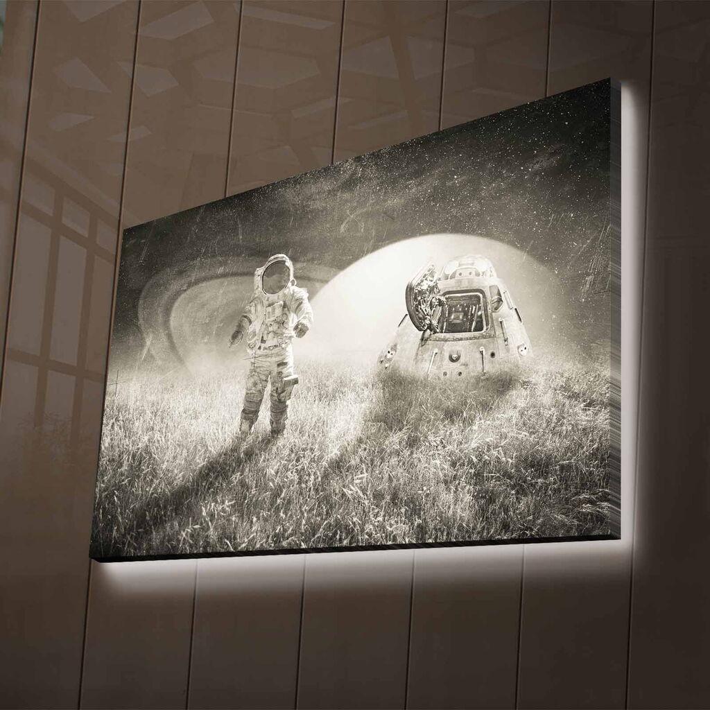 Zidna slika sa LED rasvjetom NASA-015, 45x70 cm