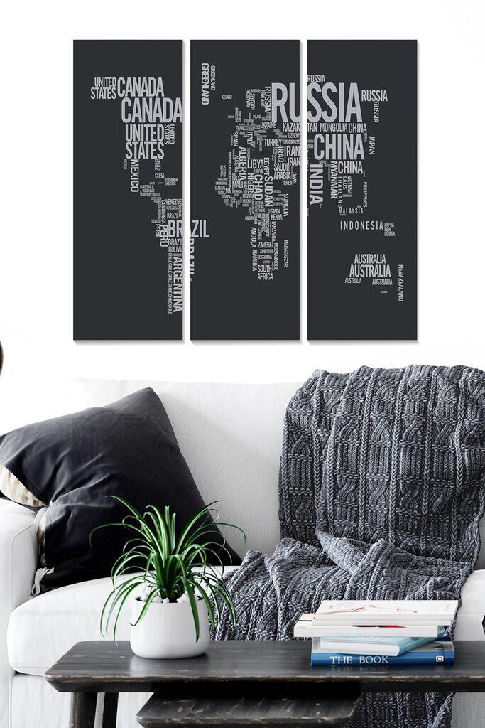 Set slika Wallity MDF384025, 3 dijela