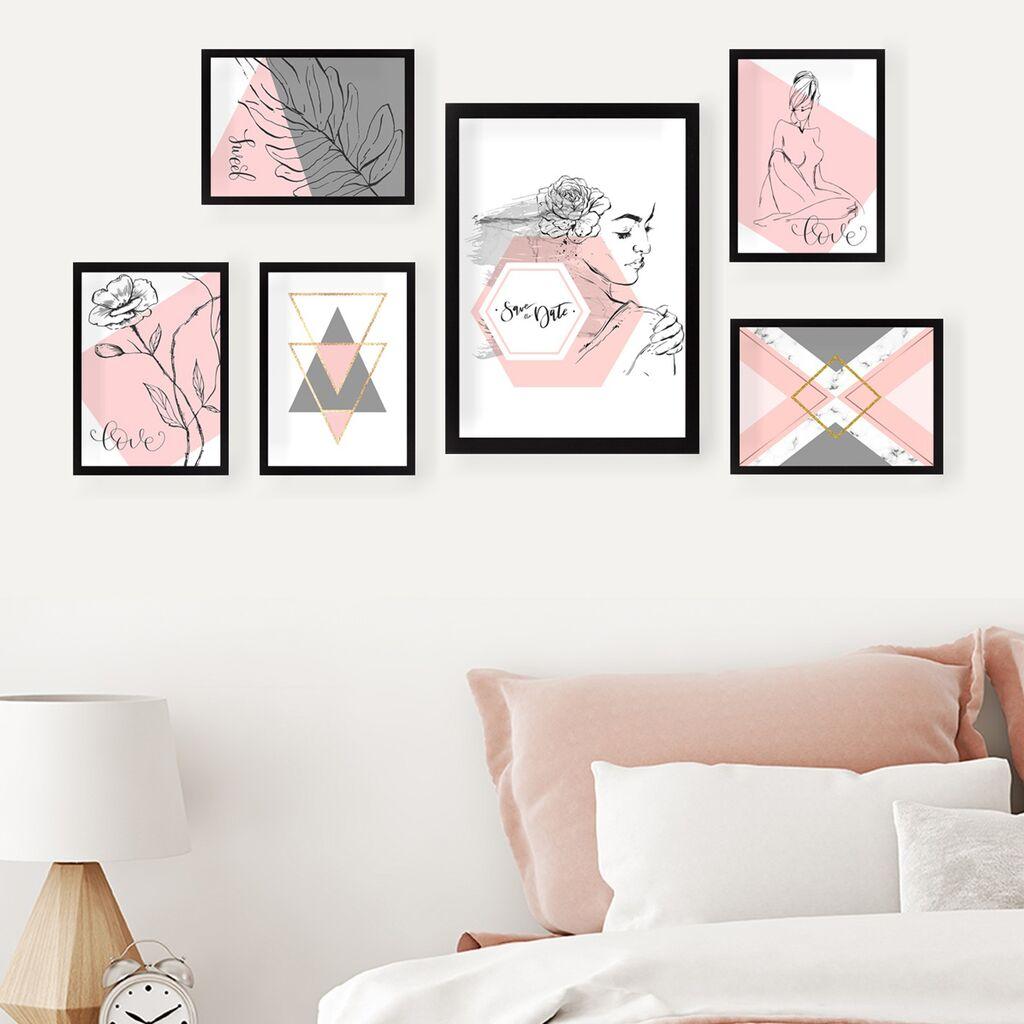 Wallity Set slika SET_024, 6 dijelova