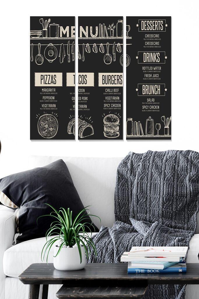 Set slika Wallity MDF490108249, 3 dijela