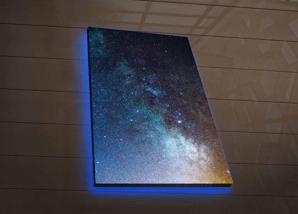 Zidna slika sa LED rasvjetom NASA-048, 45x70 cm