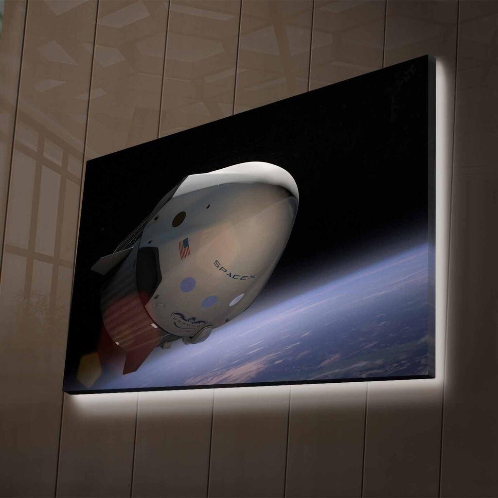 Zidna slika sa LED rasvjetom NASA-038, 45x70 cm
