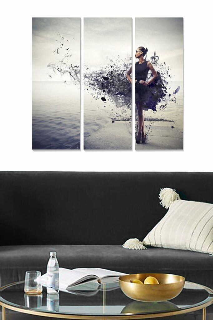 Set slika Wallity MDF121246546, 3 dijela