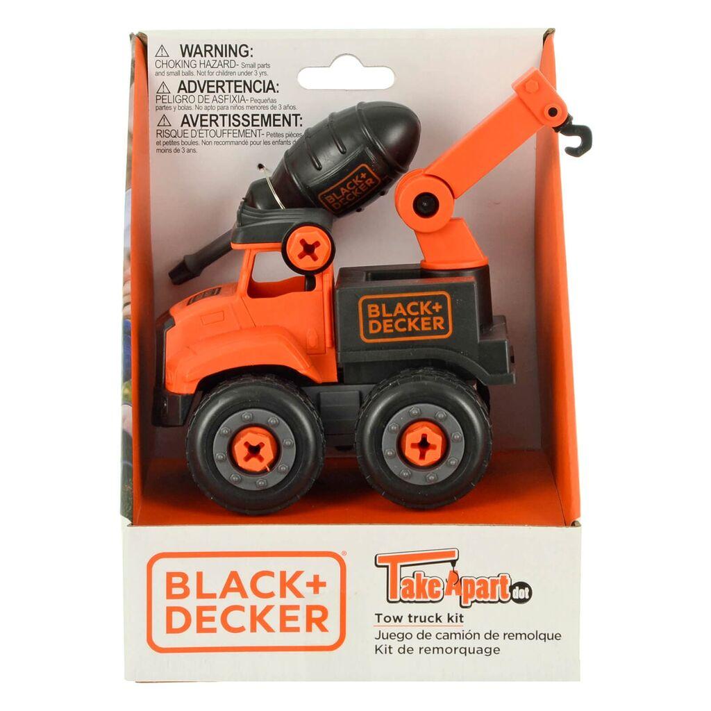 Black & Decker Razdvojivo vučno vozilo TT026S-BD, 3+, Narandžasti + Odvijač, Crni