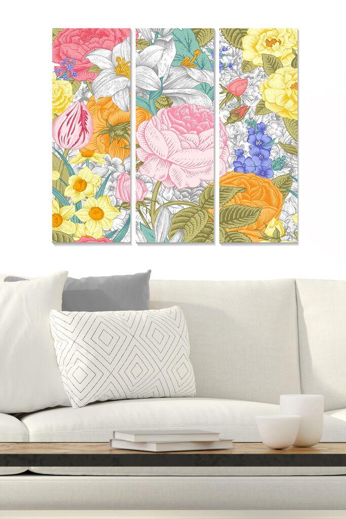 Set slika Wallity MDF46965875, 3 dijela