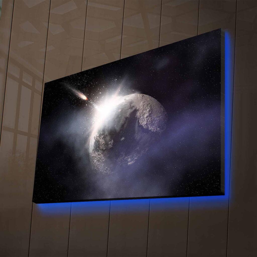 Zidna slika sa LED osvjetljenjem NASA-006, 45x70 cm