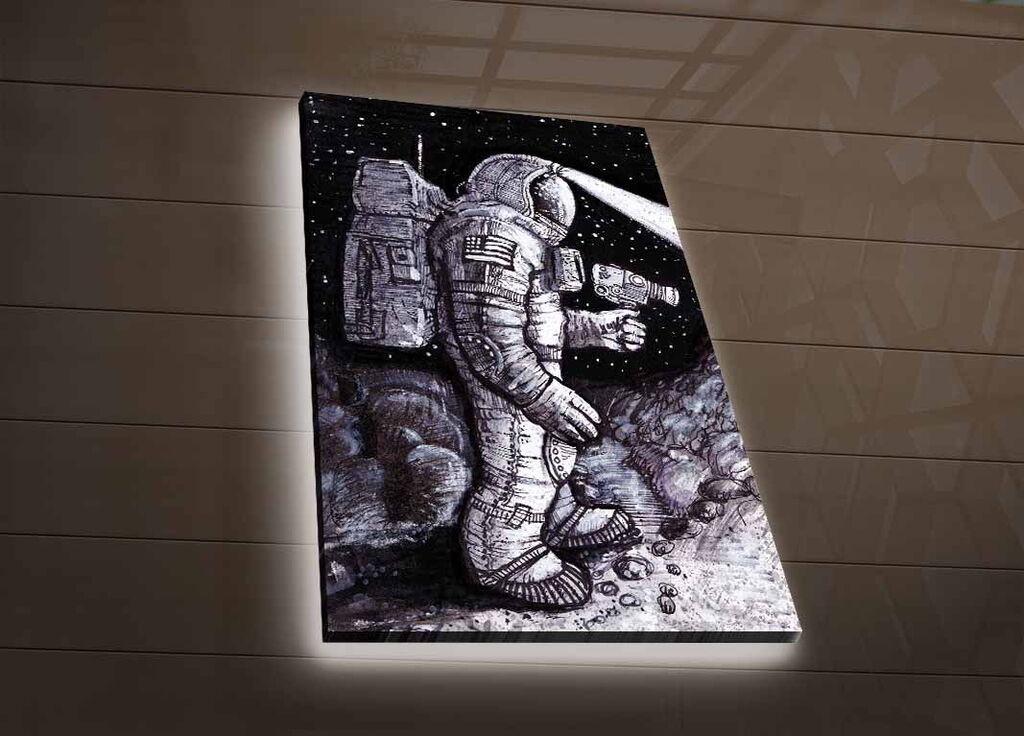 Zidna slika sa LED rasvjetom NASA-045, 45x70 cm