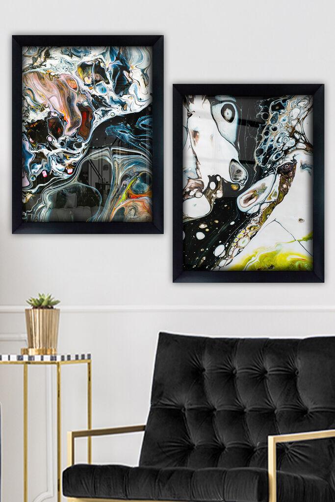 Wallity Set uramljenih slika SYC7436502315381, 2 dijela