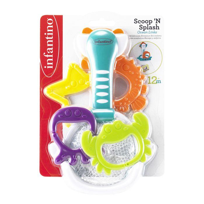 Infantino Igračka za kupanje mrežica hvataljka, Šarena