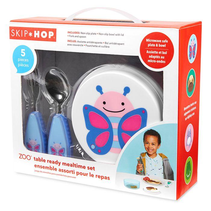 Skip Hop Komplet za jelo Leptir, Bijeli