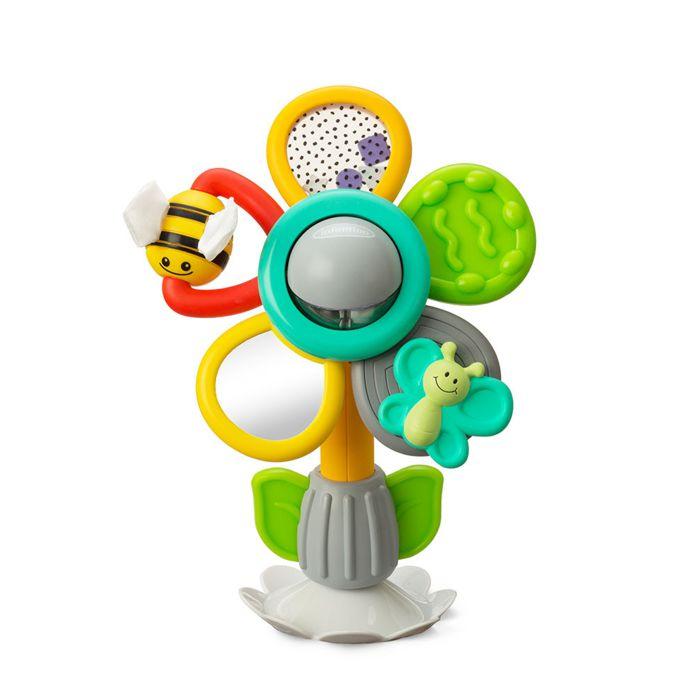 Infantino Zvečka za hranilicu cvijet, Plavi