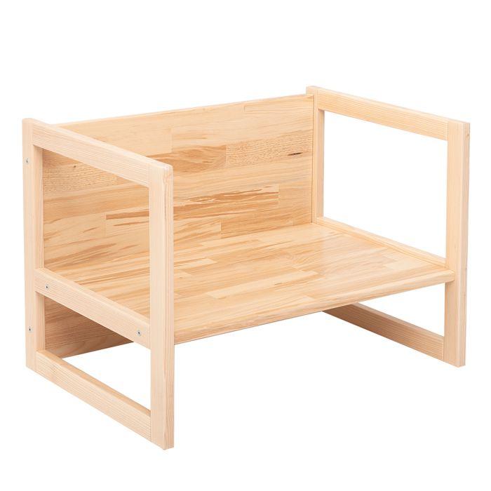 KUKKA Preklopni stol i klupa, Smeđe boje