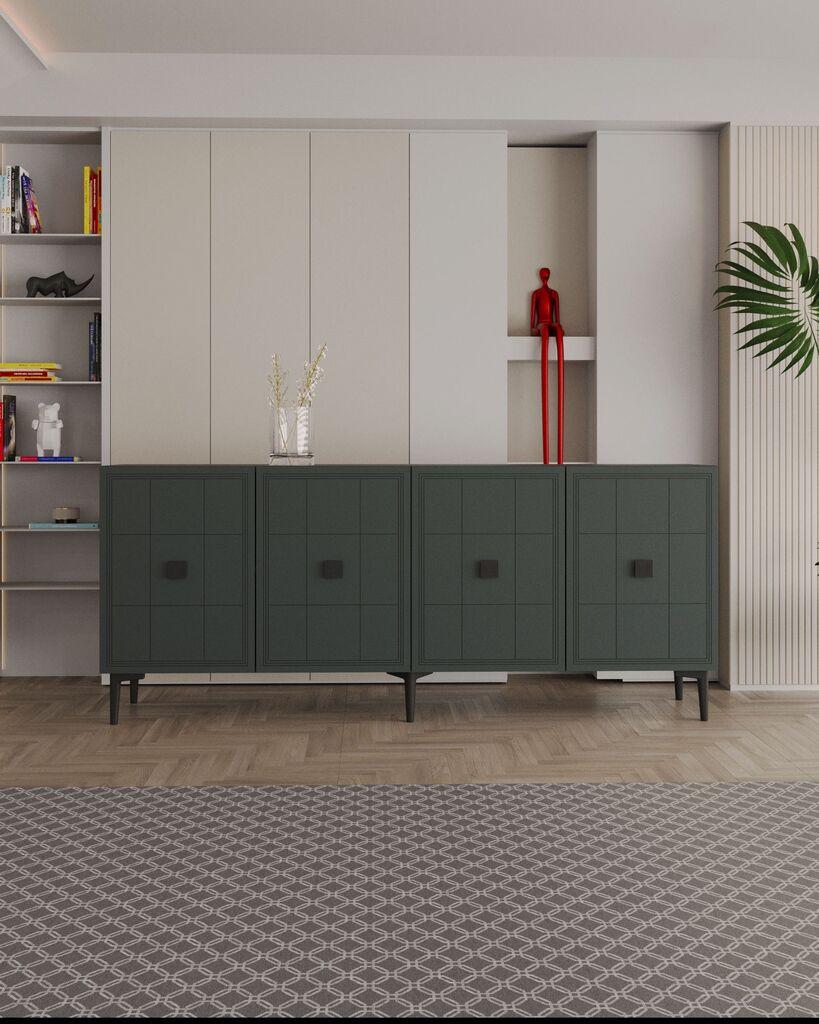 Hanah Kućna konzola Yuka 150, 150x75x32 cm, Antracit