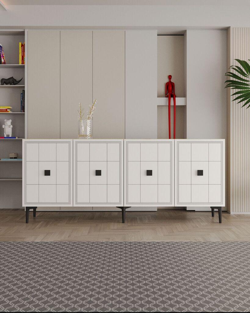 Hanah kućna konzola Yuka 150, 150x75x32 cm, bijela