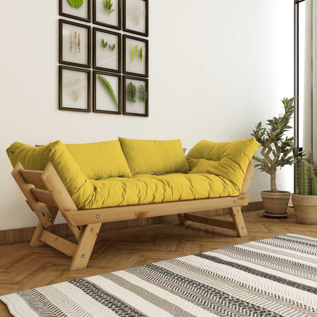 Hanah Home Garden dvosjed, prirodna i žuta boja