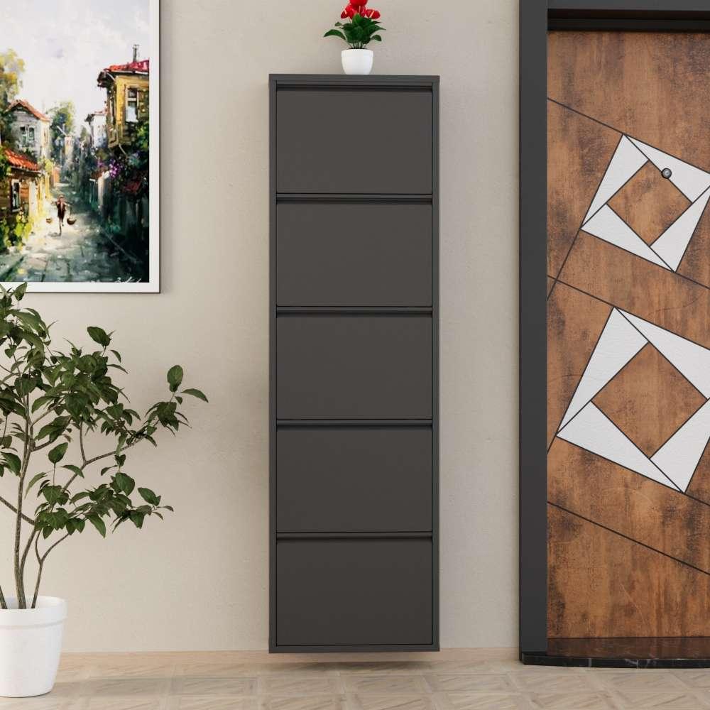 Hanah Home Stalak za cipele, 50x169x15 cm, antracit