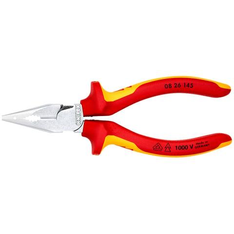KNIPEX 0826145 Šiljasta kombinirana kliješta 1000V 145mm, Crvena