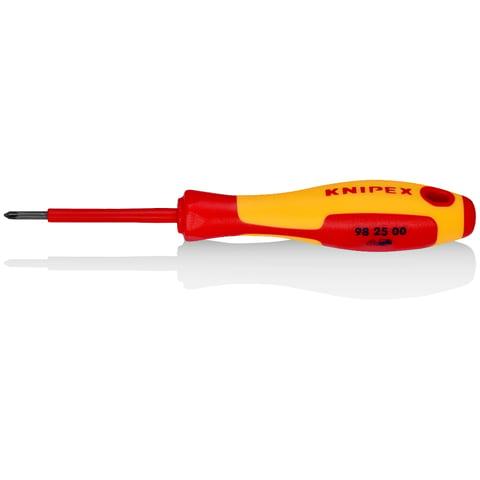 KNIPEX 98 25 00 Odvijač za križne vijke PZ0 1000V pozidriv, Crveni