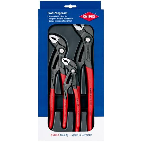 KNIPEX 002009V02 COBRA Paket 3-djelni, Crveni