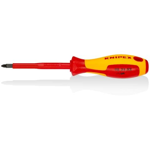 KNIPEX 98 25 02 Odvijač za križne vijke PZ2 1000V pozidriv, Crveni