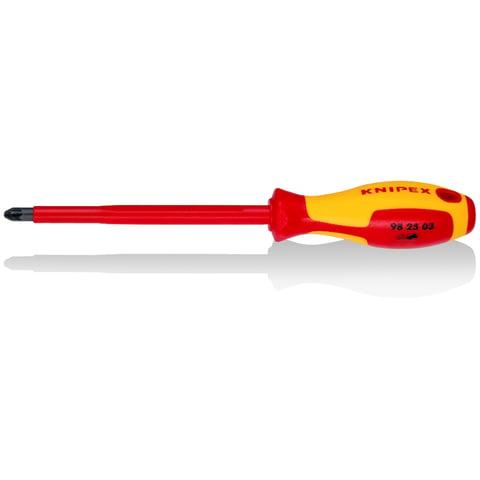 KNIPEX 982503 Odvijač za križne vijke PZ3 1000V pozidriv, Crveni