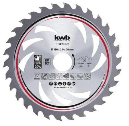 Einhell nož za rezanje 190 x 30x 1,8 mm T30, TCT, TC-CS 1400, TE-CS 190, TE-CS 190/1