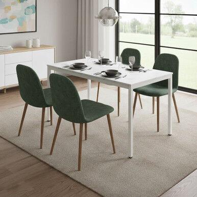 ModernHome Računalni stol za kuhinju, 120x60 cm, Bijeli