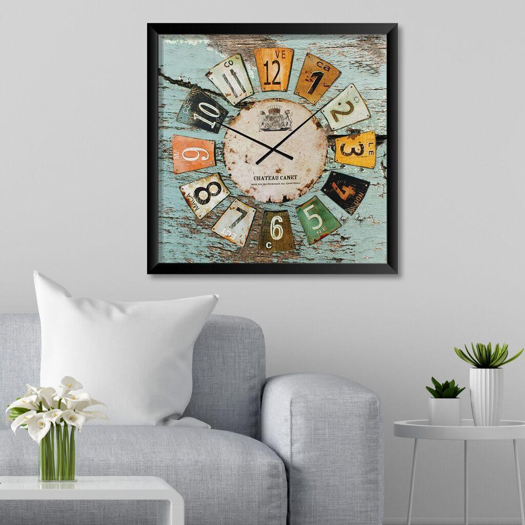 Wallity Dekorativni zidni sat STMDF12, 45x45 cm