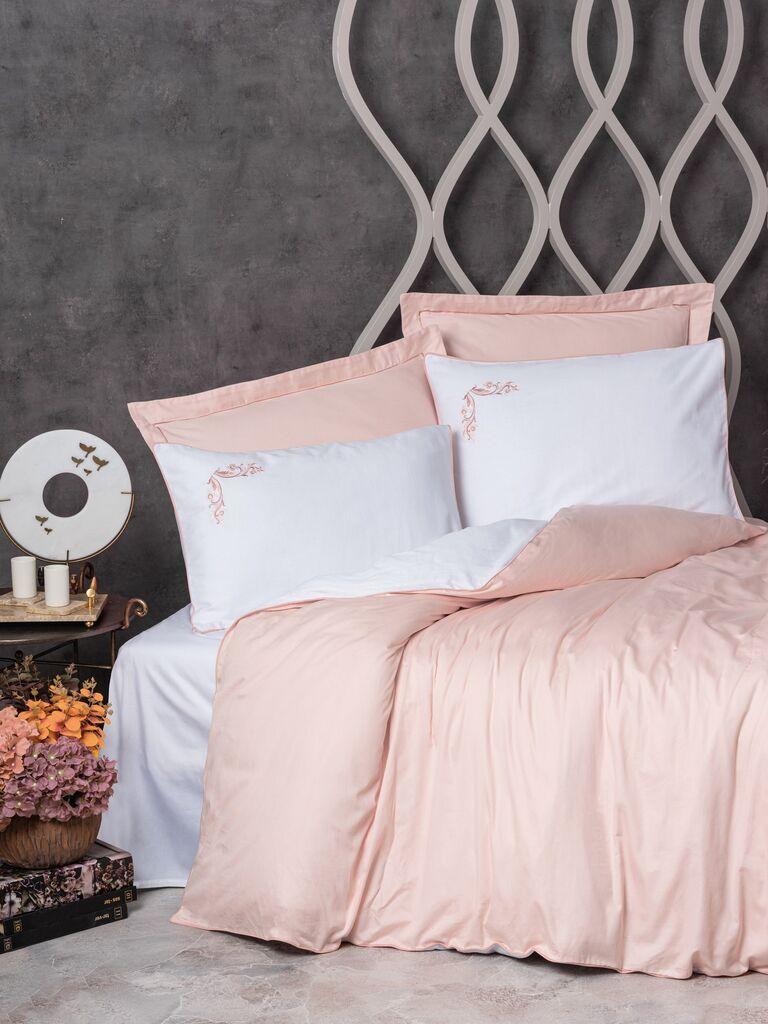 L'essentiel Maison set posteljine Melinda, 260x280 cm, svijetlo roze