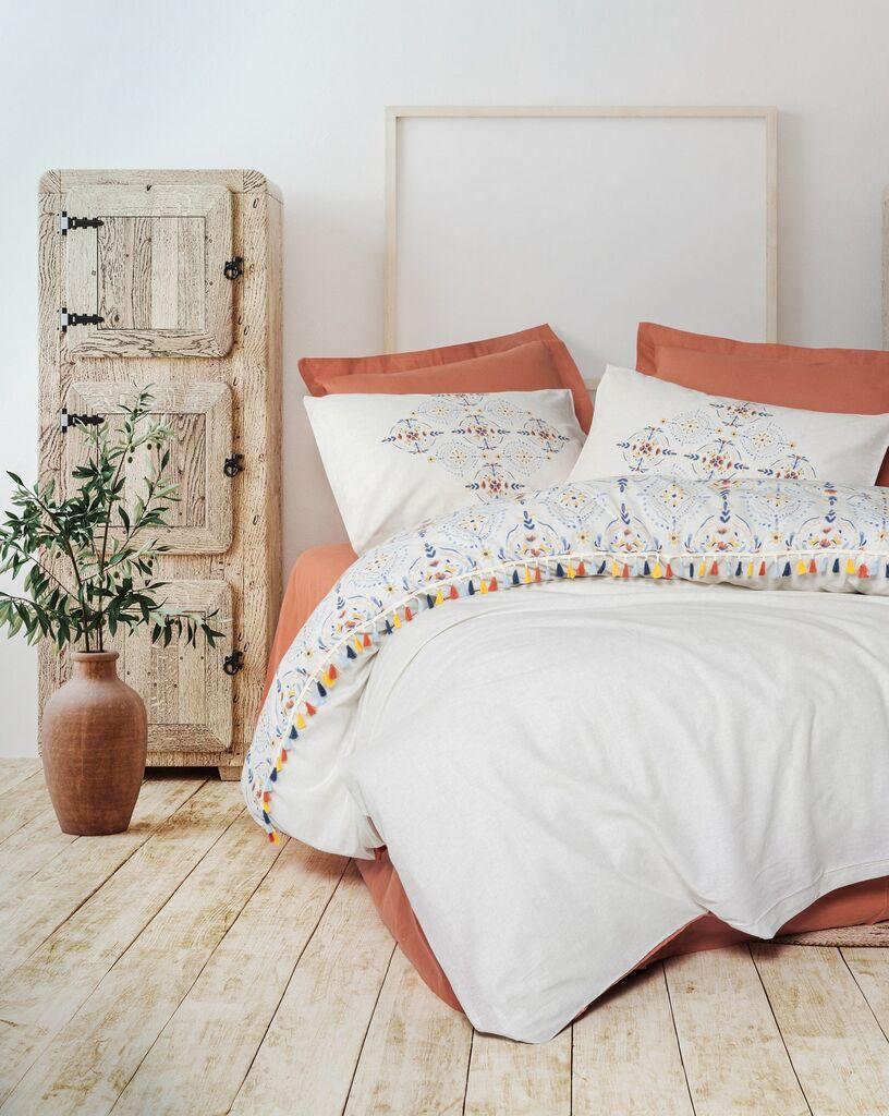 L'essentiel Maison set posteljine Milis, 200x220 cm, terakota