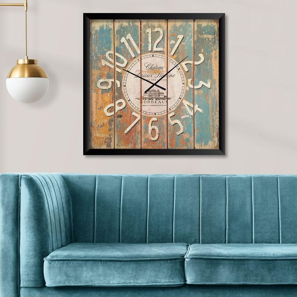 Wallity Dekorativni zidni sat STMDF819897, 45x45 cm