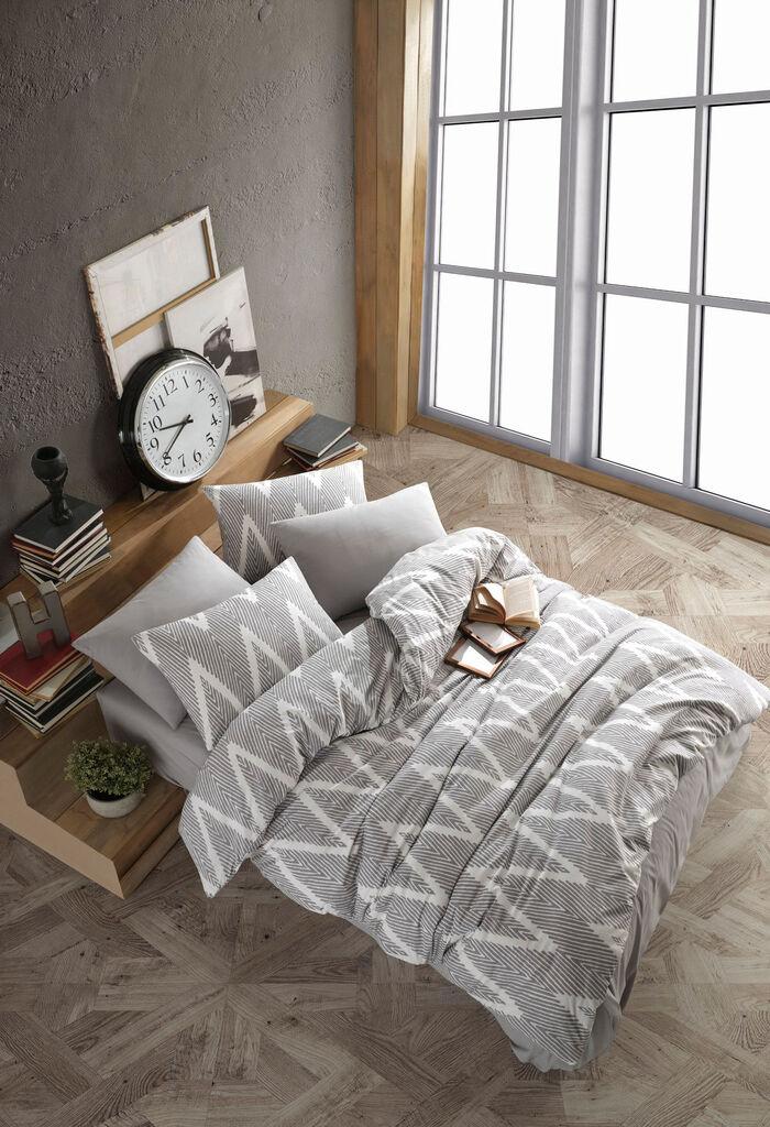 L'essentiel Maison set posteljine Olivia, 160x240 cm, siva