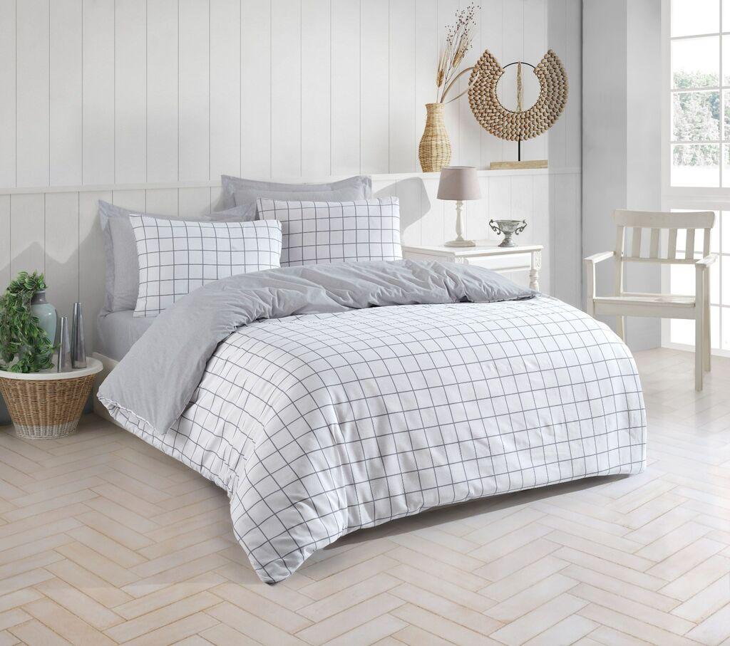 L'essentiel Maison set posteljine Artus, 200x220 cm, siva