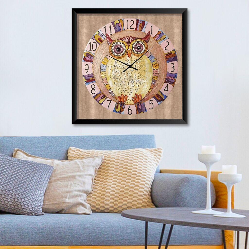Wallity Dekorativni zidni sat STMDF1610154, 45x45 cm