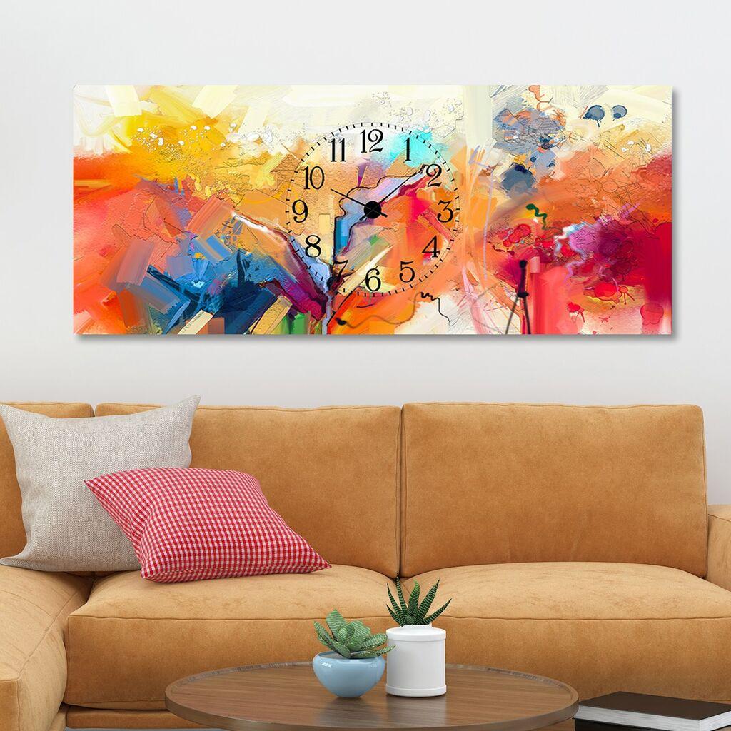 Zidni sat Wallity ST1040210842, 50x120 cm, Šareni