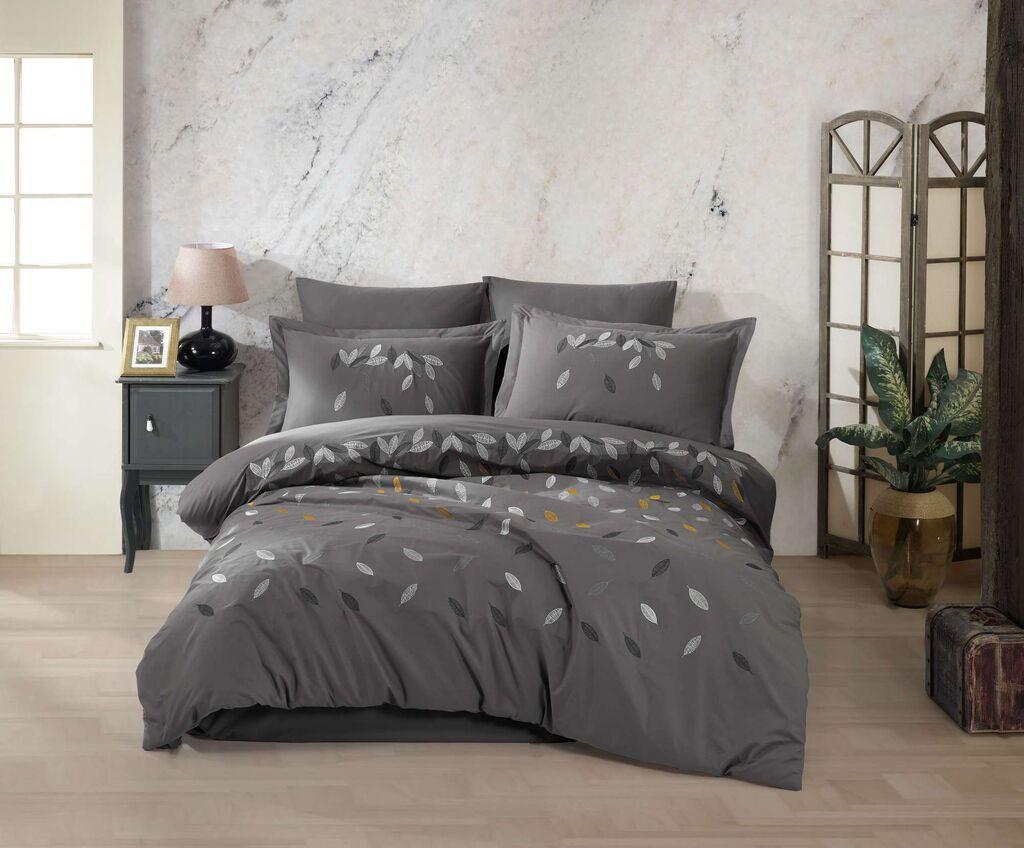 L'essentiel Maison set posteljine Lidia, 200x220 cm, siva