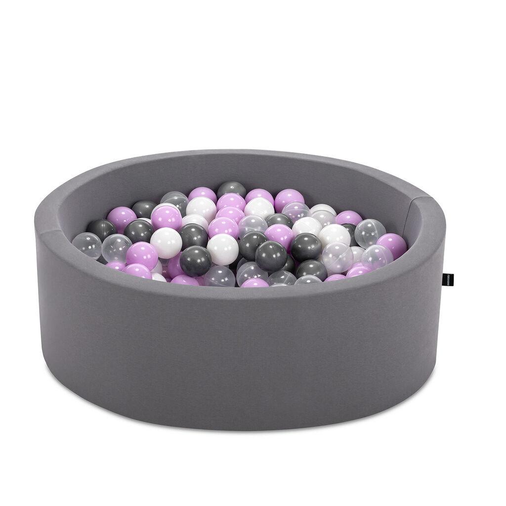 Aberto Design Dječji bazen s lopticama Pop 200 v1, tamno siva
