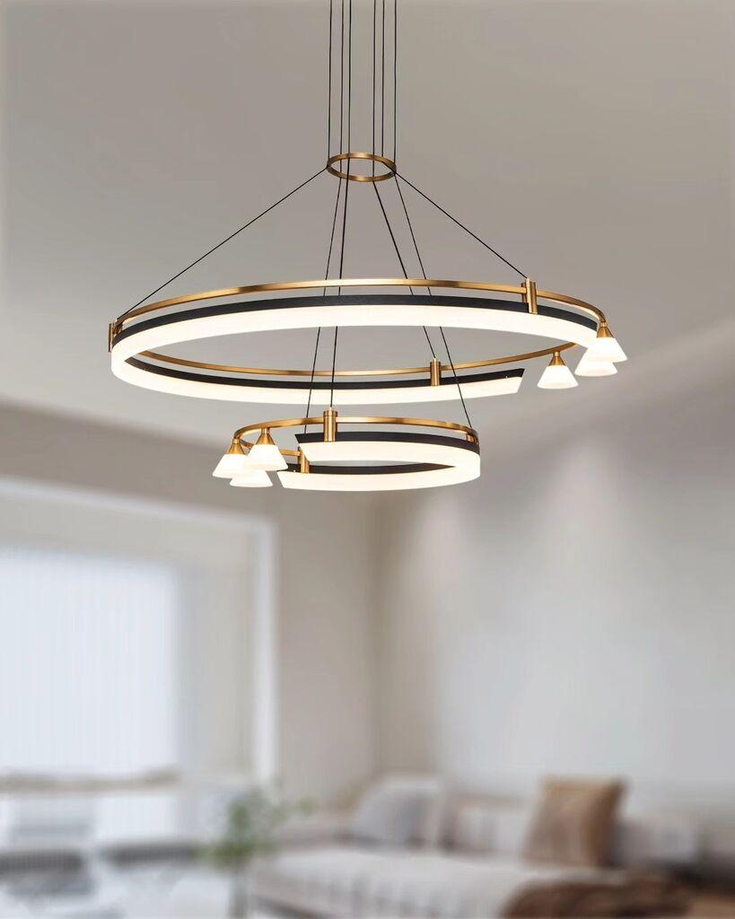 Opviq Luster 5707-3A, zlatna boja