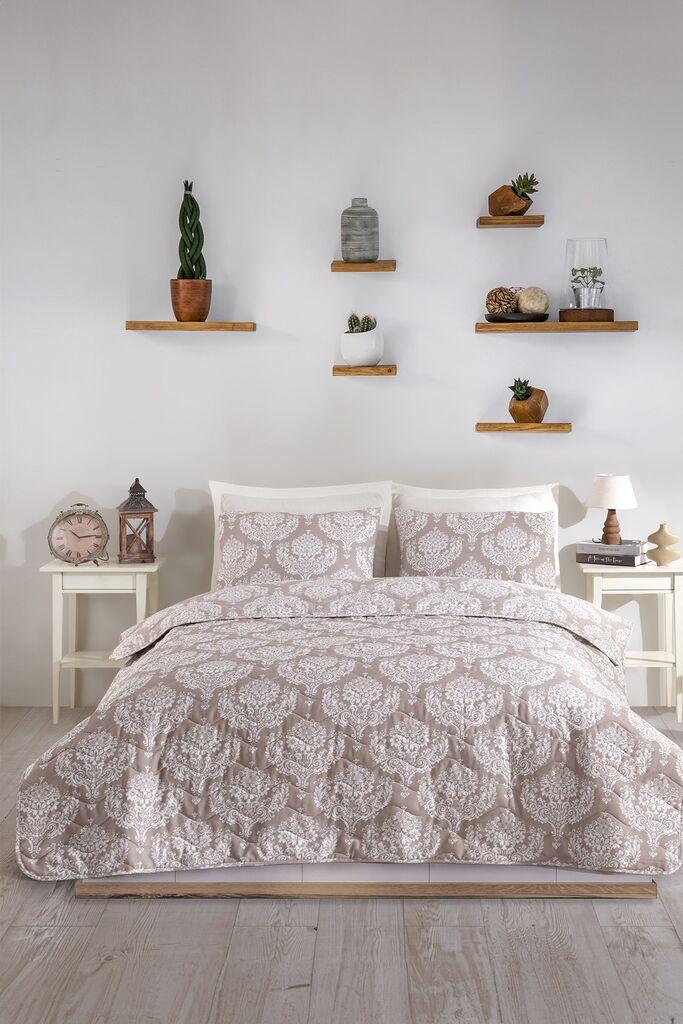 L'essentiel Maison set posteljine Post, 200x220 cm, smeđa