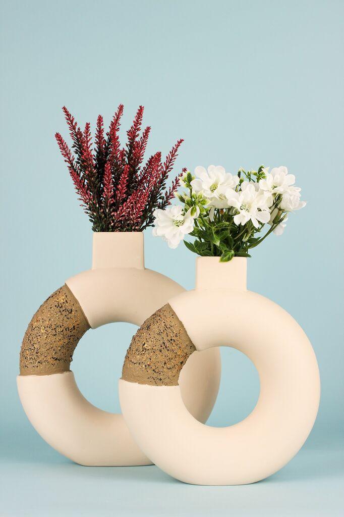 Aberto Design set ukrasnih saksija BK010, krem ​​boje