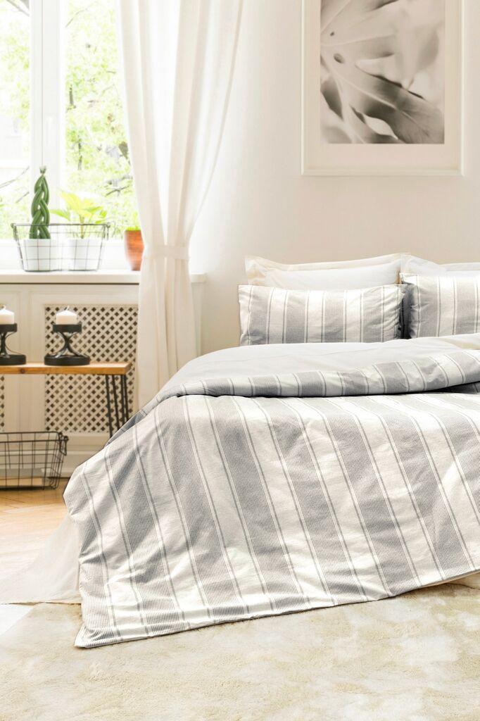 L'essentiel Maison set posteljine Nenas, 200x220 cm, antracit