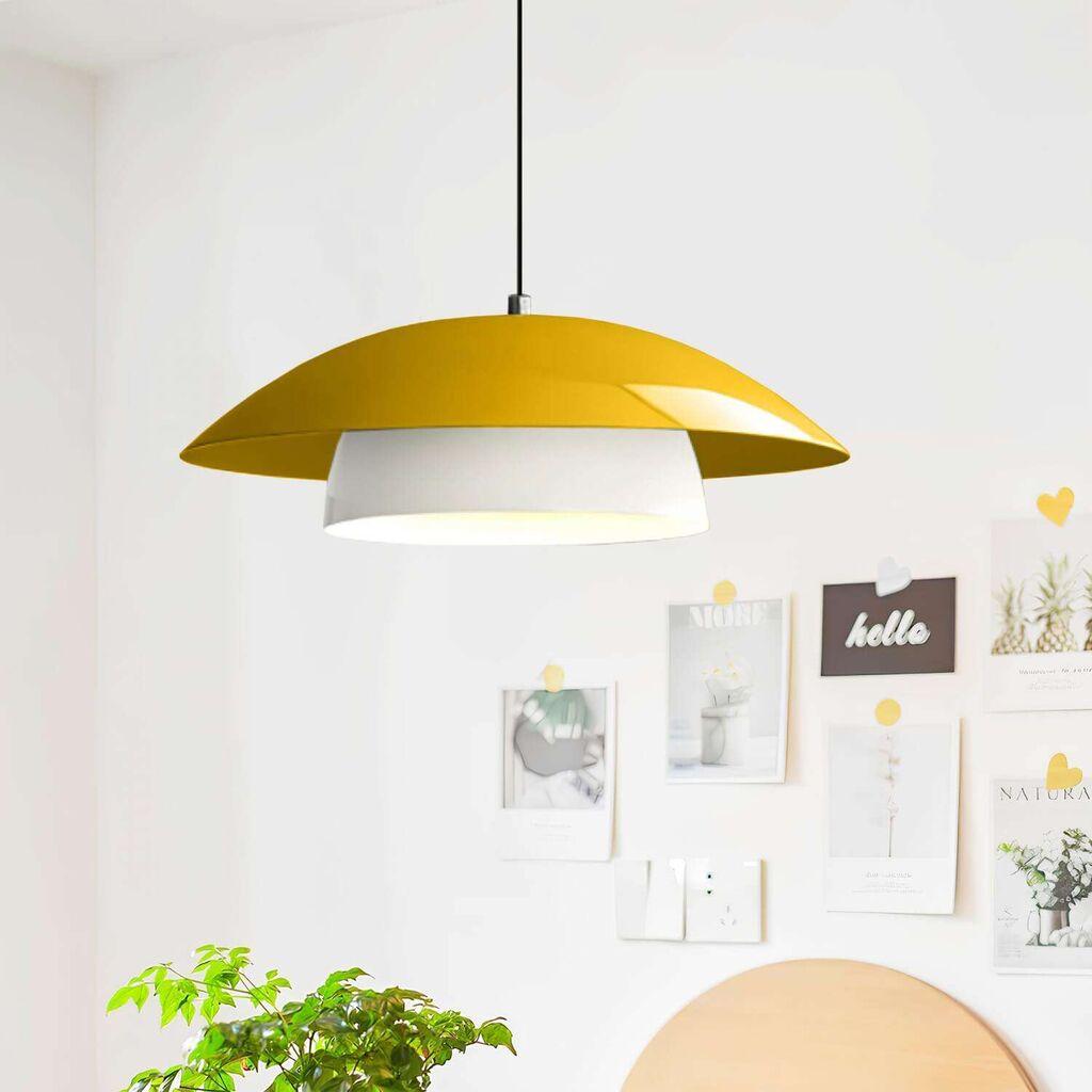 Opviq Luster 241760, Žuto-bijela