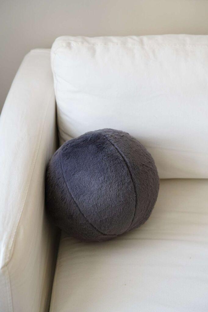 Aberto Design Dekorativni jastuk Pelus Top, 25x25x25 cm, Antracit