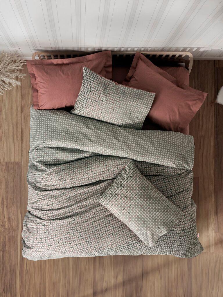 L'essentiel Maison Mote set posteljine, 200x220 cm, terakota