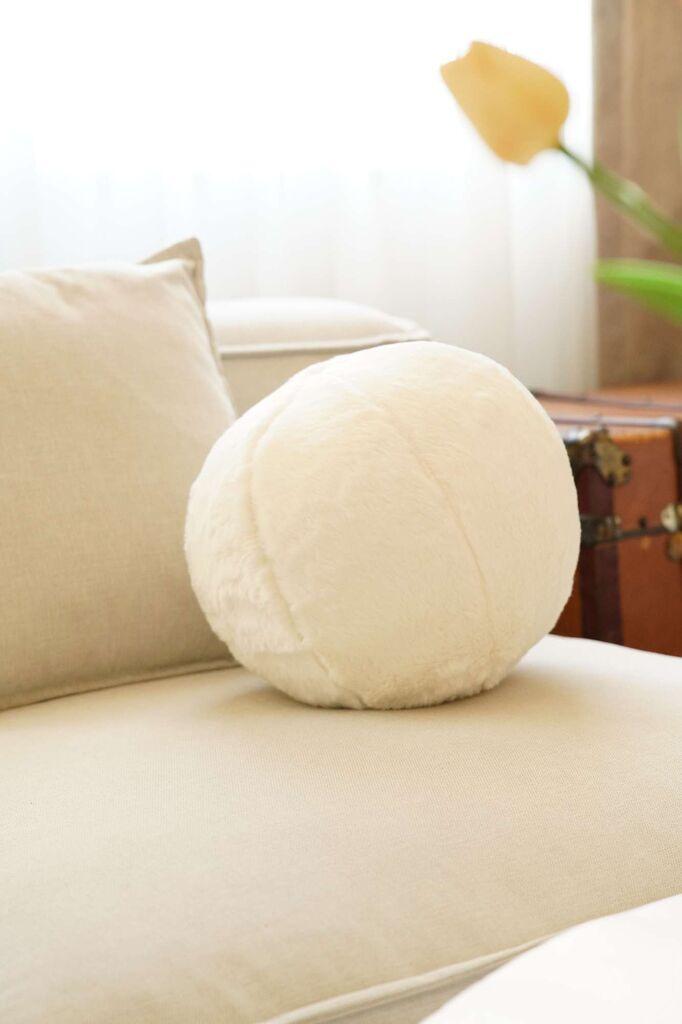 Aberto Design Dekorativni jastuk Pelus Top, 25x25x25 cm, Krem